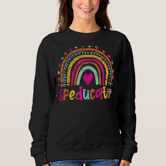 Speducator Special Education Teacher Sped Ed Sweatshirt (Front)