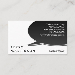 Speech Bubble Card