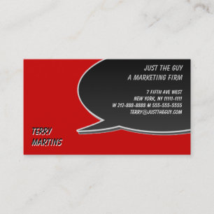 Speech Bubble Card