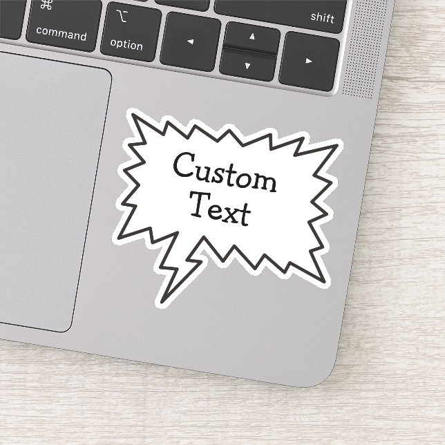 Speech Bubble Sticker (Detail)