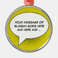 Speech Bubble Your Message Template