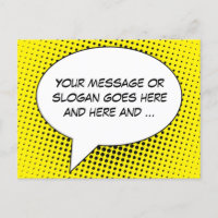 Speech Bubble Your Message Template
