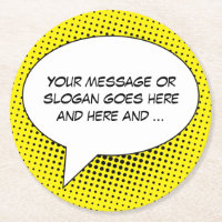 Speech Bubble Your Message Template