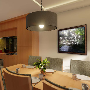 Speech is the picture of the mind proverb poster