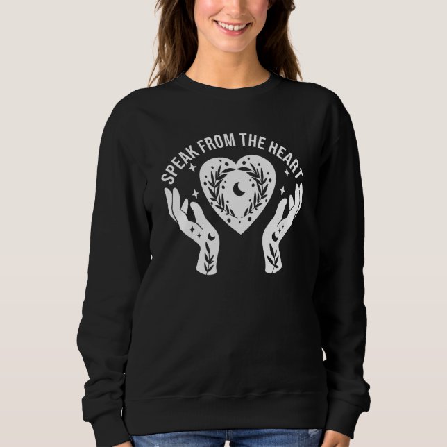 Speech Language Pathologist SLP Appreciation Print Sweatshirt (Front)