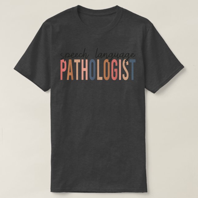 Speech Language Pathologist SLP Speech Therapy Pat T-Shirt (Design Front)