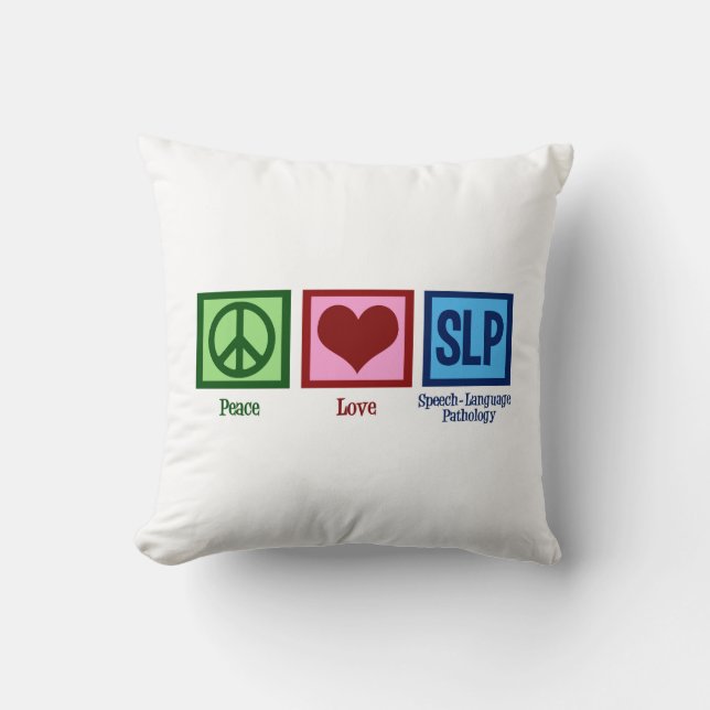 Speech Language Pathology Cushion (Front)