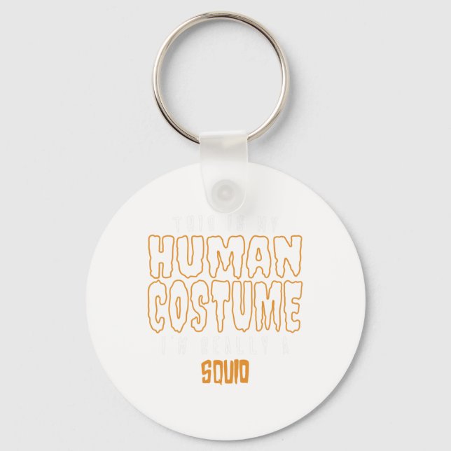 Speech Language Pathology Halloween Speech Therapy Key Ring (Front)