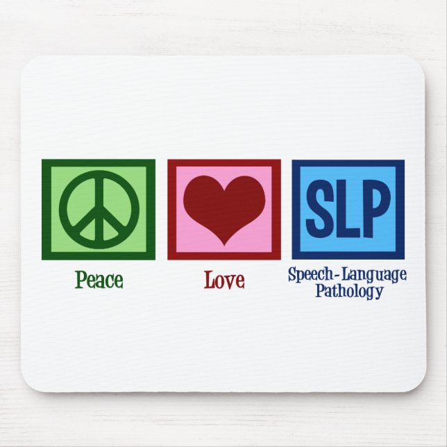 Speech Language Pathology Mouse Pad (Front)
