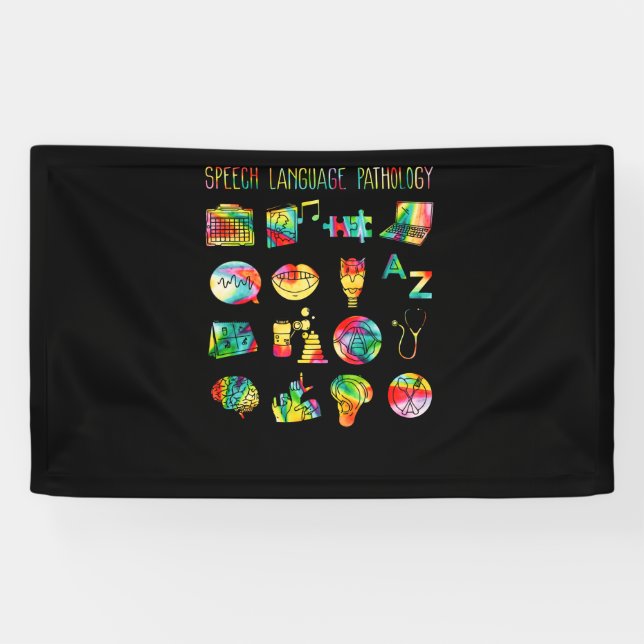 Speech Language Pathology SLP Speech Therapist Banner (Horizontal)