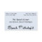 Speech Pathologist Therapist Business Card