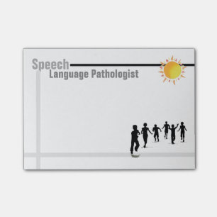 Speech Pathologist's Post-it Notes