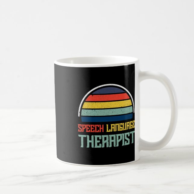 Speech Pathology Therapy Autism Awareness Month  Coffee Mug (Right)