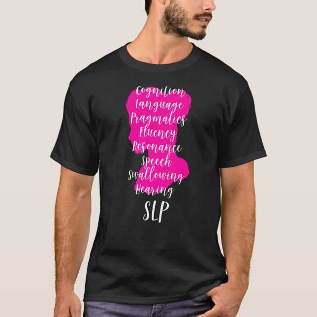 Speech Pathology Therapy Autism Awareness Month T-Shirt (Front)