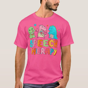 Speech Squad Cute Dinosaur Speech Therapy Speech P T-Shirt
