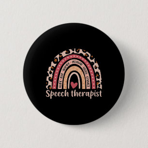 Speech Therapist 100th Day Of School Speech Therap 6 Cm Round Badge
