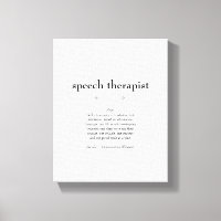 Speech Therapist Definition Thank You Gift