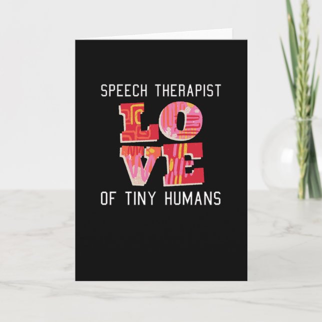 Speech Therapist Gift Card (Front)