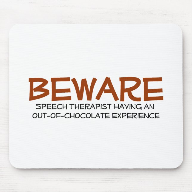 Speech Therapist Mouse Pad (Front)