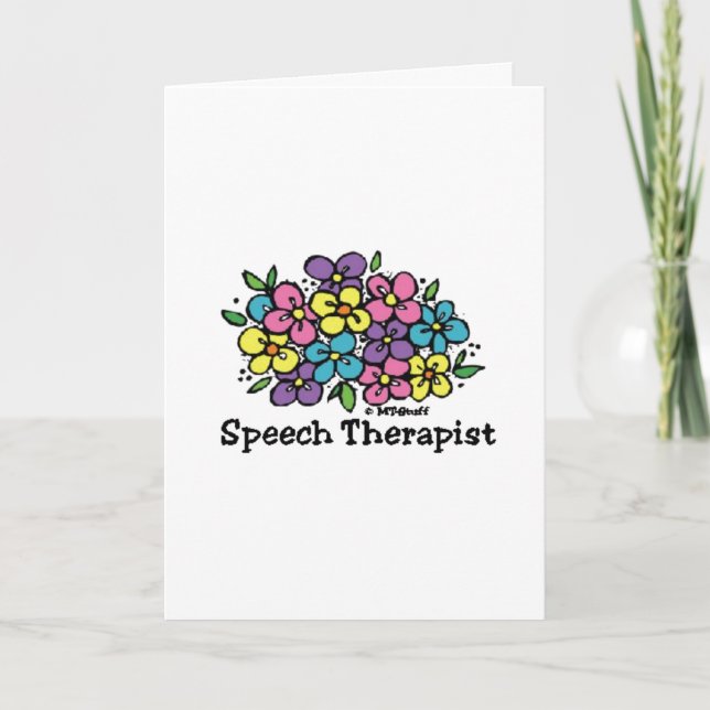 Speech Therapist Thank You Card (Front)