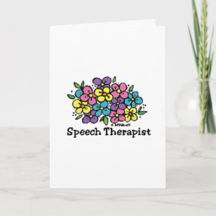 Speech Therapist Thank You Card