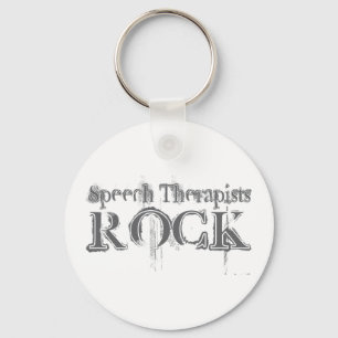 Speech Therapists Rock Key Ring