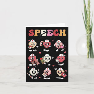 Speech Therapy Candy Sweet Heart Slp Valentines Da Card