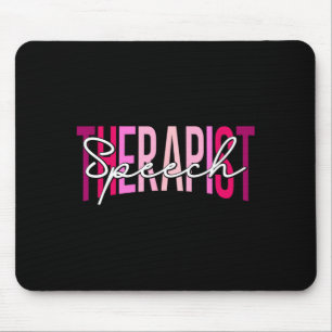 Speech Therapy Funny Speech Therapist Language Mouse Pad