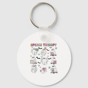 Speech Therapy Halloween Ghost Speech Language Pat Key Ring