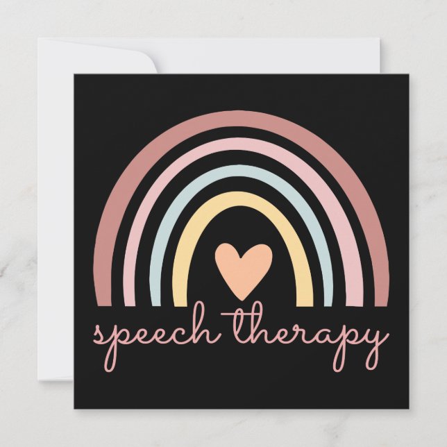 Speech Therapy I Invitation (Front)