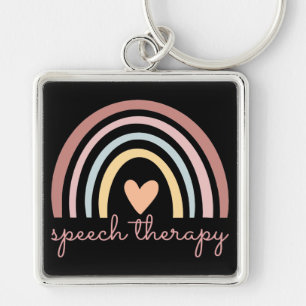 Speech Therapy I Key Ring