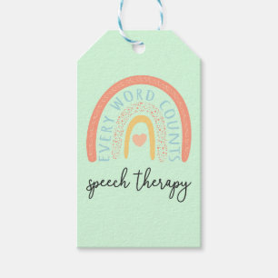Speech Therapy II - Every Word Counts Gift Tags
