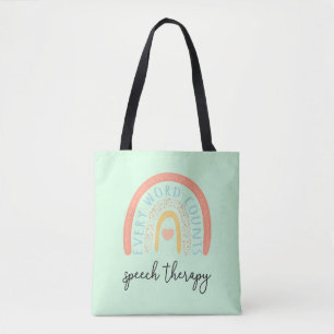 Speech Therapy II - Every Word Counts Tote Bag
