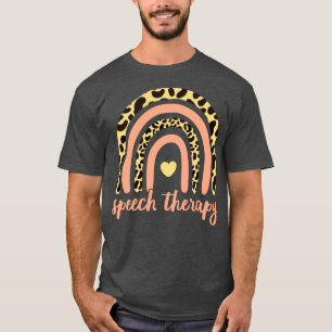Speech Therapy III Leopard Rainbow 1 T-Shirt