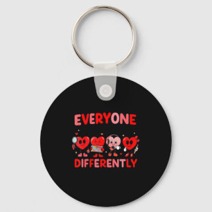 Speech Therapy Language Pathologist Valentines Day Key Ring