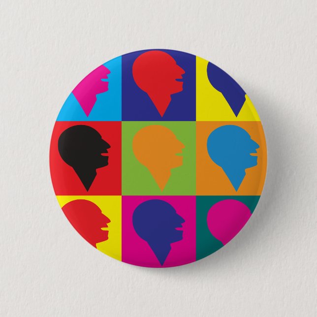 Speech Therapy Pop Art 6 Cm Round Badge (Front)