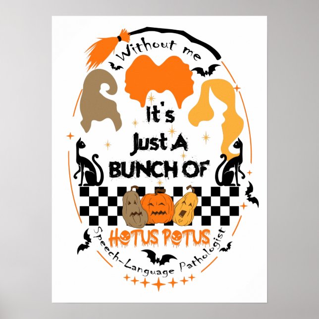 Speech Therapy Shirt, Speech Therapy Poster (Front)