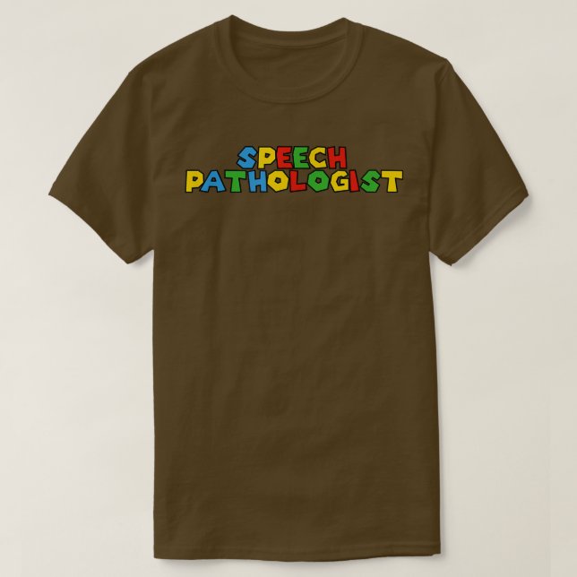 Speech Therapy Shirt Video Game Speech Pathologist (Design Front)
