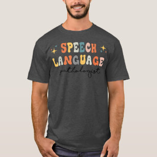 Speech Therapy Speech Language Pathologist Retro S T-Shirt
