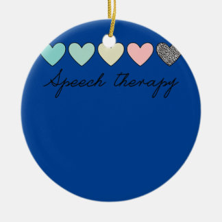 Speech Therapy Speech Language Pathologist SLP  Ceramic Tree Decoration