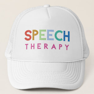 Speech Therapy. Speechs Language Pathologist Trucker Hat