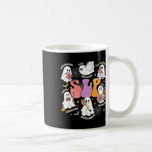 Speech Therapy Spooky Slp Halloween Cute Ghost Coffee Mug