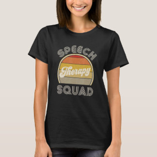 Speech Therapy Squad Women Retro Speech Therapist T-Shirt