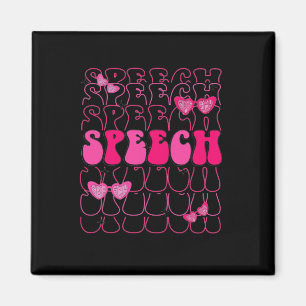 Speech Therapy Therapist Valentine Slp Speech Path Magnet