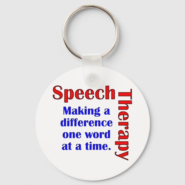 Speech Thereapy Key Ring (Front)