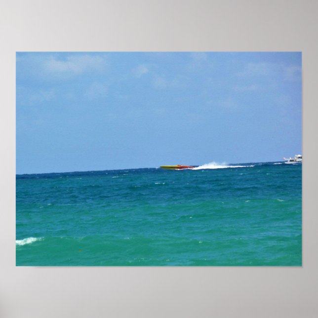 Speed Boat, Fort Lauderdale, Florida Poster (Front)