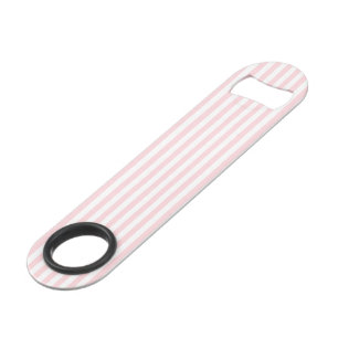Speed Bottle Opener Pink & White Stripe