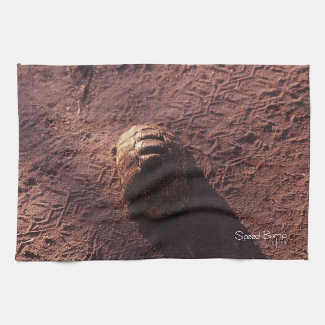 Speed Bump Tea Towel (Horizontal)