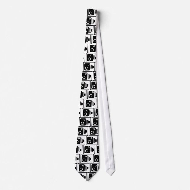 Speed Camera Symbol Tie (Front)