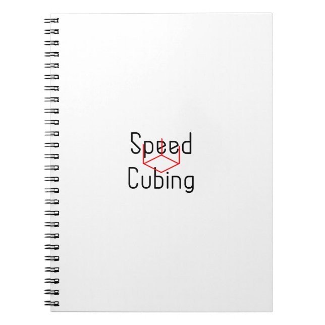Speed Cubing Algorithm Speed Cube Buster Notebook (Front)